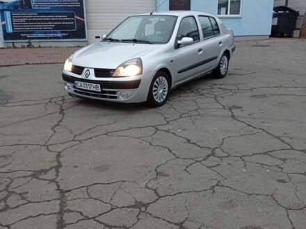 Серый Рено Clio Symbol, объемом двигателя 1.4 л и пробегом 220 тыс. км за 3700 $, фото 1 на Automoto.ua