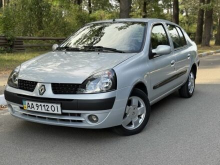 Серый Рено Clio Symbol, объемом двигателя 1.4 л и пробегом 174 тыс. км за 3800 $, фото 1 на Automoto.ua