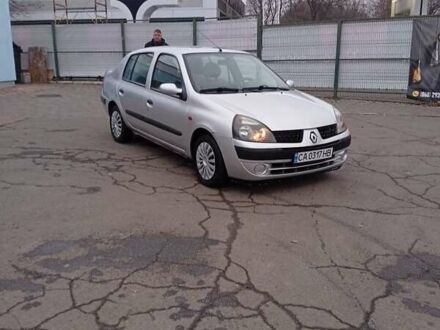 Серый Рено Clio Symbol, объемом двигателя 1.4 л и пробегом 220 тыс. км за 3700 $, фото 1 на Automoto.ua