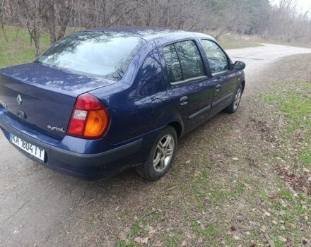 Синий Рено Clio Symbol, объемом двигателя 1.4 л и пробегом 310 тыс. км за 3000 $, фото 4 на Automoto.ua