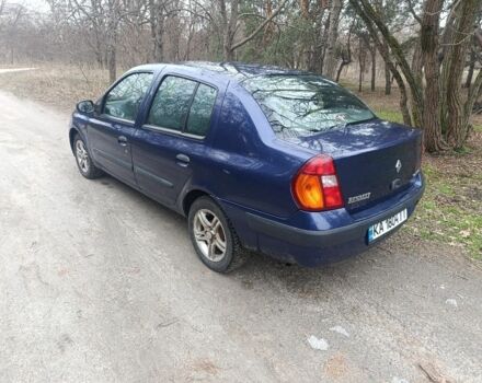 Синий Рено Clio Symbol, объемом двигателя 1.4 л и пробегом 310 тыс. км за 3000 $, фото 5 на Automoto.ua
