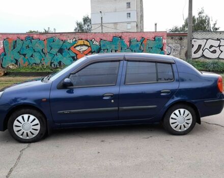 Синий Рено Clio Symbol, объемом двигателя 1.4 л и пробегом 144 тыс. км за 3350 $, фото 1 на Automoto.ua