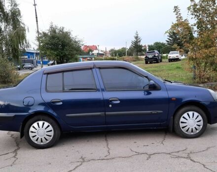 Синий Рено Clio Symbol, объемом двигателя 1.4 л и пробегом 144 тыс. км за 3350 $, фото 7 на Automoto.ua
