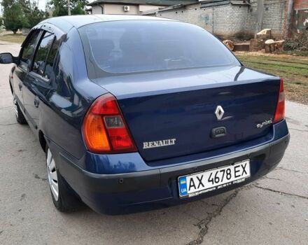 Синий Рено Clio Symbol, объемом двигателя 1.4 л и пробегом 144 тыс. км за 3350 $, фото 4 на Automoto.ua