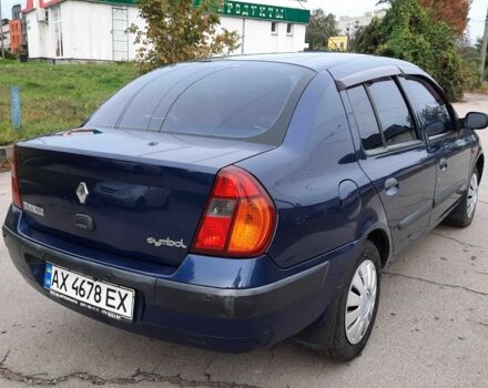 Синий Рено Clio Symbol, объемом двигателя 1.4 л и пробегом 144 тыс. км за 3350 $, фото 6 на Automoto.ua