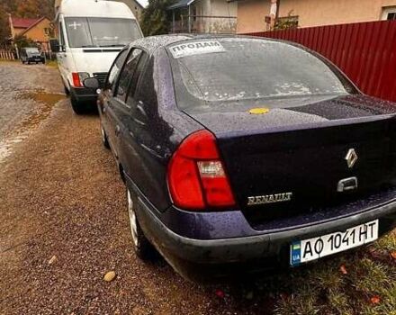 Синій Рено Clio Symbol, об'ємом двигуна 1.4 л та пробігом 273 тис. км за 3200 $, фото 10 на Automoto.ua