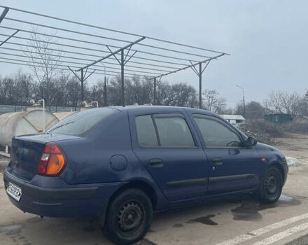 Синий Рено Clio Symbol, объемом двигателя 1.4 л и пробегом 410 тыс. км за 3100 $, фото 1 на Automoto.ua