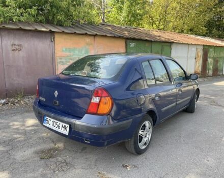Синий Рено Clio Symbol, объемом двигателя 1.4 л и пробегом 187 тыс. км за 2999 $, фото 3 на Automoto.ua