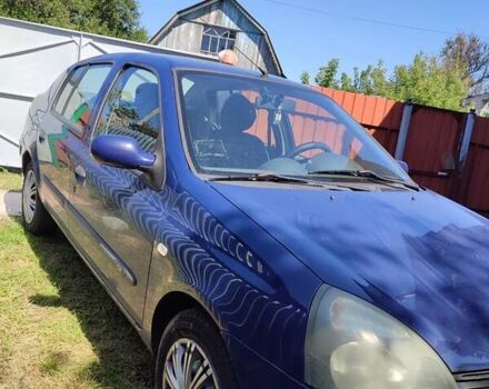 Синий Рено Clio Symbol, объемом двигателя 1.4 л и пробегом 132 тыс. км за 3000 $, фото 3 на Automoto.ua
