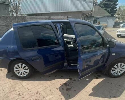 Синий Рено Clio Symbol, объемом двигателя 1.4 л и пробегом 259 тыс. км за 4200 $, фото 7 на Automoto.ua