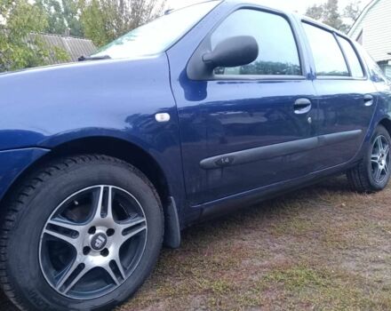 Синий Рено Clio Symbol, объемом двигателя 1.4 л и пробегом 255 тыс. км за 3350 $, фото 1 на Automoto.ua