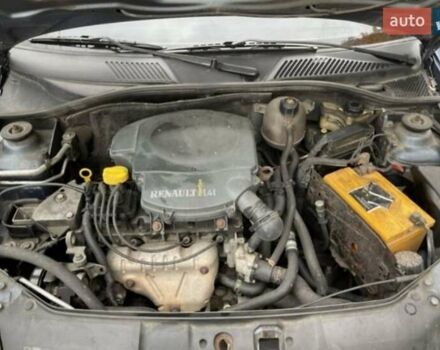 Синий Рено Clio Symbol, объемом двигателя 1.4 л и пробегом 170 тыс. км за 2799 $, фото 9 на Automoto.ua
