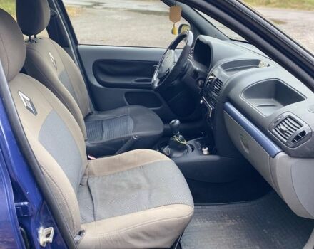 Рено Clio Symbol 2008 в Виннице на Automoto.ua Синий Рено Clio Symbol, объемом двигателя 1.4 л и пробегом 199 тыс. км за 2550 $, фото 7 на Automoto.ua