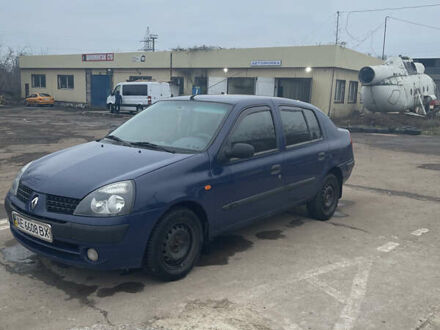 Синий Рено Clio Symbol, объемом двигателя 1.4 л и пробегом 410 тыс. км за 3100 $, фото 1 на Automoto.ua