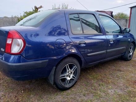 Синий Рено Clio Symbol, объемом двигателя 1.4 л и пробегом 255 тыс. км за 3350 $, фото 1 на Automoto.ua