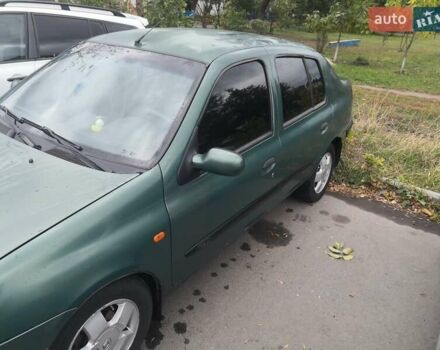Зеленый Рено Clio Symbol, объемом двигателя 1.4 л и пробегом 326 тыс. км за 2200 $, фото 5 на Automoto.ua