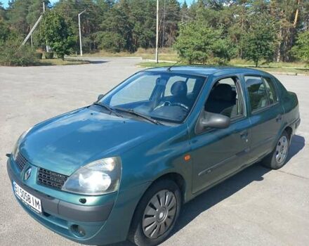 Зеленый Рено Clio Symbol, объемом двигателя 1.4 л и пробегом 240 тыс. км за 2500 $, фото 1 на Automoto.ua