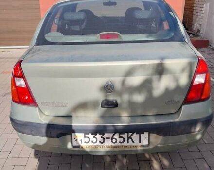 Зеленый Рено Clio Symbol, объемом двигателя 1.4 л и пробегом 177 тыс. км за 3300 $, фото 2 на Automoto.ua