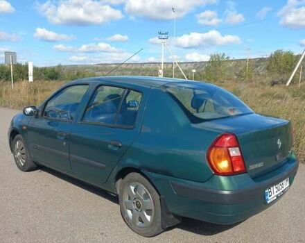 Зеленый Рено Clio Symbol, объемом двигателя 1.4 л и пробегом 240 тыс. км за 2500 $, фото 2 на Automoto.ua