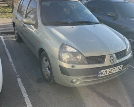 Зеленый Рено Clio Symbol, объемом двигателя 1.4 л и пробегом 200 тыс. км за 3000 $, фото 1 на Automoto.ua