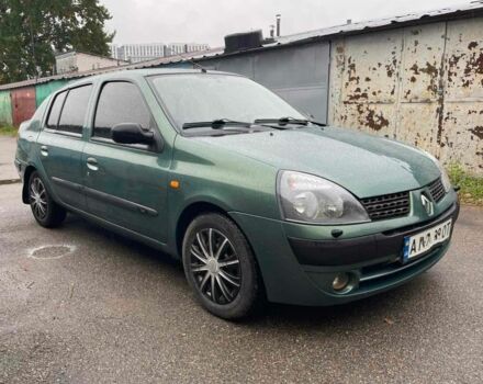 Зеленый Рено Clio Symbol, объемом двигателя 1.4 л и пробегом 169 тыс. км за 2899 $, фото 4 на Automoto.ua
