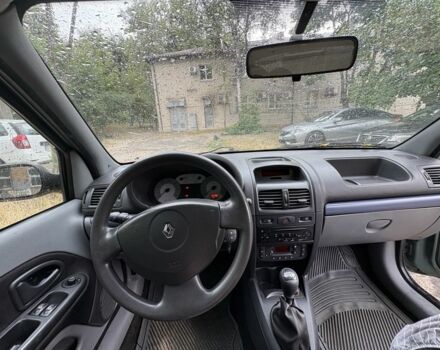 Зеленый Рено Clio Symbol, объемом двигателя 1.4 л и пробегом 87 тыс. км за 2750 $, фото 16 на Automoto.ua