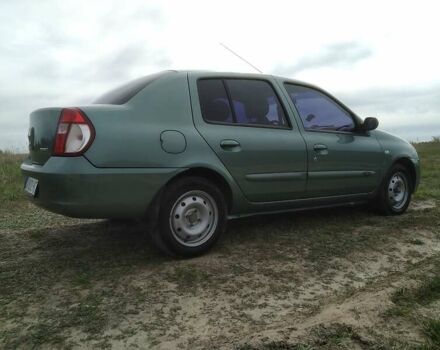 Зеленый Рено Clio Symbol, объемом двигателя 1.4 л и пробегом 267 тыс. км за 2200 $, фото 4 на Automoto.ua