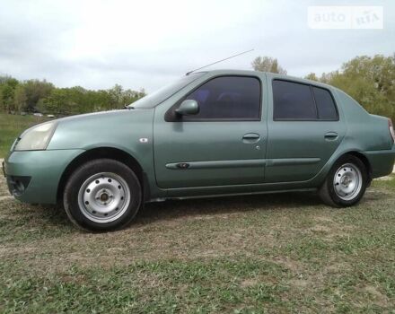 Зеленый Рено Clio Symbol, объемом двигателя 1.4 л и пробегом 267 тыс. км за 2200 $, фото 10 на Automoto.ua