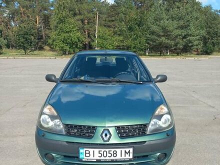 Зеленый Рено Clio Symbol, объемом двигателя 1.4 л и пробегом 240 тыс. км за 2500 $, фото 1 на Automoto.ua