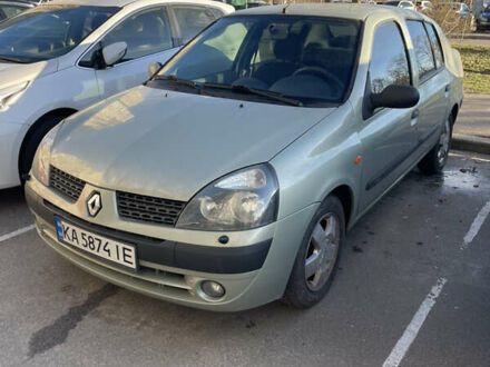 Зеленый Рено Clio Symbol, объемом двигателя 1.39 л и пробегом 200 тыс. км за 3000 $, фото 1 на Automoto.ua