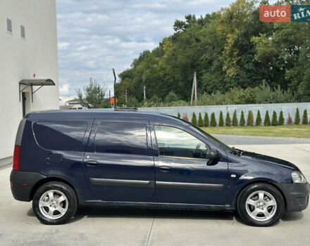 Синий Рено Logan Van, объемом двигателя 1.46 л и пробегом 383 тыс. км за 3000 $, фото 1 на Automoto.ua