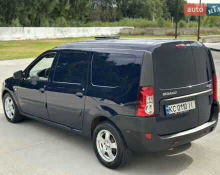 Синий Рено Logan Van, объемом двигателя 1.5 л и пробегом 380 тыс. км за 3000 $, фото 4 на Automoto.ua
