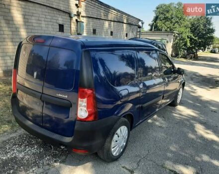 Синий Рено Logan Van, объемом двигателя 1.6 л и пробегом 160 тыс. км за 3900 $, фото 3 на Automoto.ua