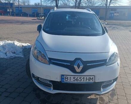 Белый Рено Megane Scenic, объемом двигателя 1.5 л и пробегом 225 тыс. км за 9099 $, фото 1 на Automoto.ua
