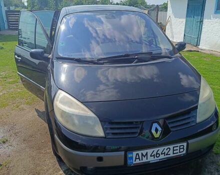 Черный Рено Megane Scenic, объемом двигателя 1.6 л и пробегом 180 тыс. км за 4200 $, фото 10 на Automoto.ua