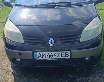 Черный Рено Megane Scenic, объемом двигателя 1.6 л и пробегом 180 тыс. км за 4200 $, фото 1 на Automoto.ua