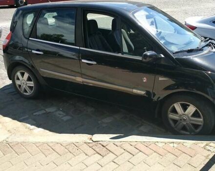 Черный Рено Megane Scenic, объемом двигателя 1.6 л и пробегом 209 тыс. км за 4500 $, фото 2 на Automoto.ua