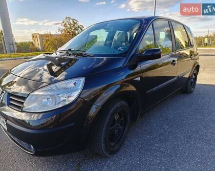 Черный Рено Megane Scenic, объемом двигателя 1.6 л и пробегом 130 тыс. км за 4800 $, фото 1 на Automoto.ua