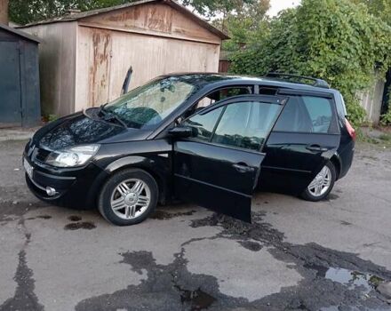 Черный Рено Megane Scenic, объемом двигателя 1.6 л и пробегом 336 тыс. км за 6500 $, фото 5 на Automoto.ua
