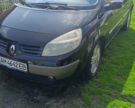 Черный Рено Megane Scenic, объемом двигателя 1.6 л и пробегом 180 тыс. км за 4200 $, фото 1 на Automoto.ua