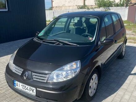 Черный Рено Megane Scenic, объемом двигателя 1.6 л и пробегом 214 тыс. км за 4500 $, фото 1 на Automoto.ua