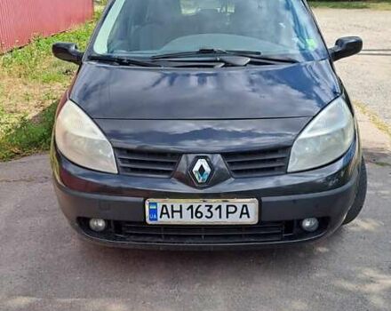 Черный Рено Megane Scenic, объемом двигателя 1.6 л и пробегом 244 тыс. км за 5800 $, фото 1 на Automoto.ua