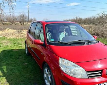Красный Рено Megane Scenic, объемом двигателя 2 л и пробегом 163 тыс. км за 5450 $, фото 11 на Automoto.ua