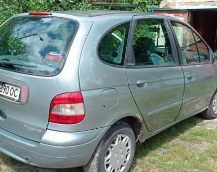 Серый Рено Megane Scenic, объемом двигателя 2 л и пробегом 200 тыс. км за 2500 $, фото 7 на Automoto.ua