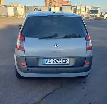 Серый Рено Megane Scenic, объемом двигателя 1.9 л и пробегом 277 тыс. км за 4400 $, фото 5 на Automoto.ua