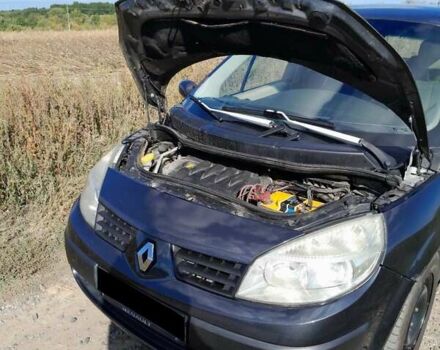 Серый Рено Megane Scenic, объемом двигателя 1.6 л и пробегом 250 тыс. км за 4800 $, фото 18 на Automoto.ua