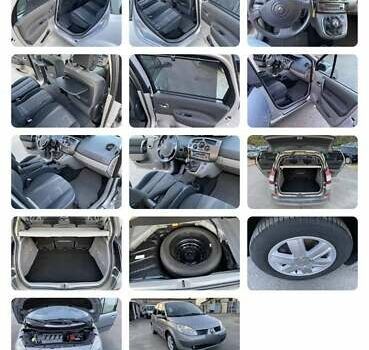 Серый Рено Megane Scenic, объемом двигателя 2 л и пробегом 227 тыс. км за 5250 $, фото 8 на Automoto.ua