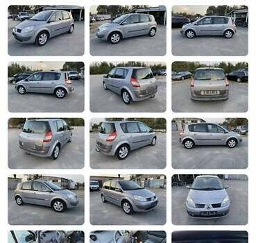 Серый Рено Megane Scenic, объемом двигателя 2 л и пробегом 227 тыс. км за 5250 $, фото 6 на Automoto.ua