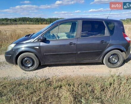 Серый Рено Megane Scenic, объемом двигателя 1.6 л и пробегом 250 тыс. км за 4800 $, фото 7 на Automoto.ua