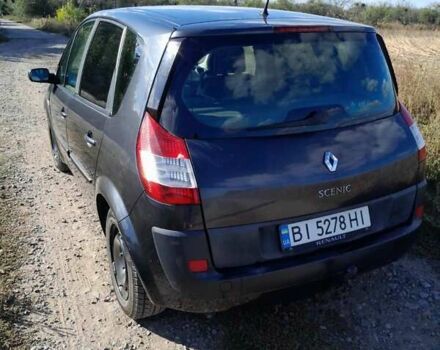 Серый Рено Megane Scenic, объемом двигателя 1.6 л и пробегом 250 тыс. км за 4800 $, фото 1 на Automoto.ua